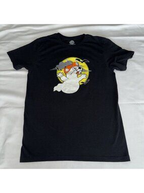 Buc-ee's Halloween Boo Yah Tee Shirt Black Adult Medium Glow in Dark